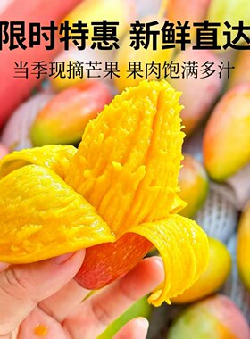 云南小金凤凰芒果皮薄核小香甜