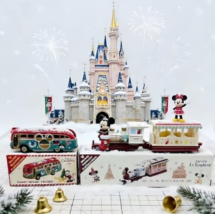 『小汤圆のTOY』2025多美卡东京迪士尼圣诞限定合金汽车火车模型