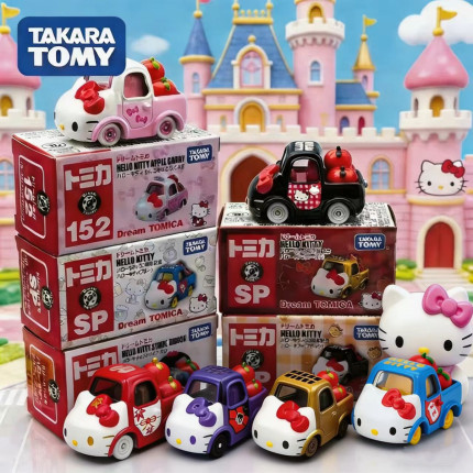『小汤圆のTOY』日本正版现货三丽鸥HelloKitty多美汽车模型玩具