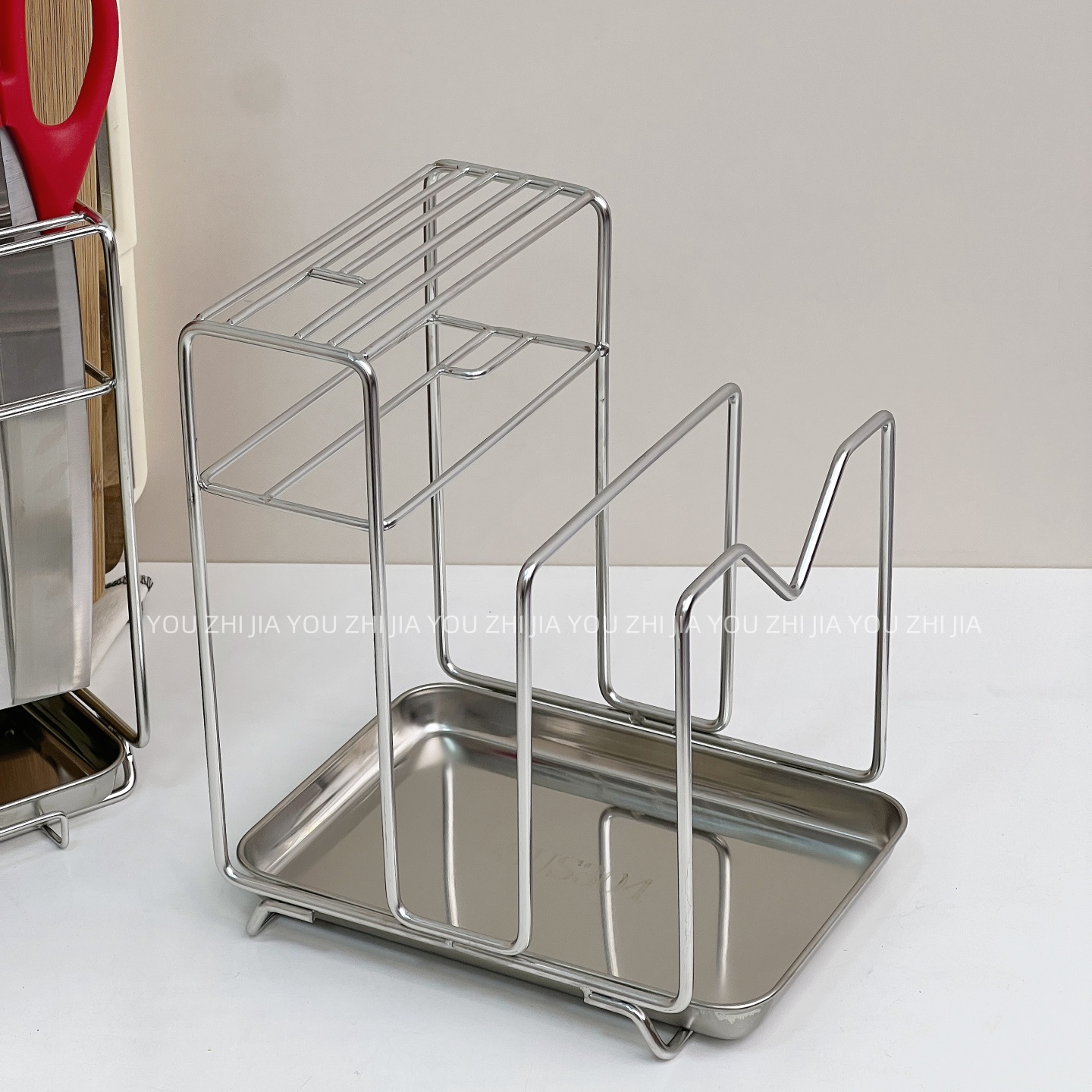 304不锈钢刀架菜板架切菜板收纳