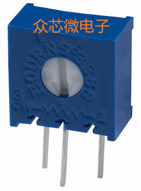 原装3386电位计50 Ohms±10%0.5W，1/2W±100ppm 3386X-1-500LF