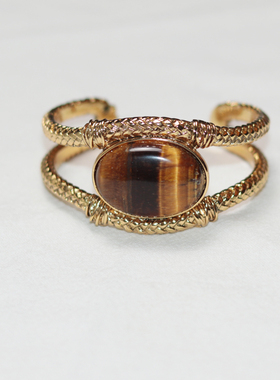 西班牙md aurelie bidermann for massimo dutti虎睛石手镯