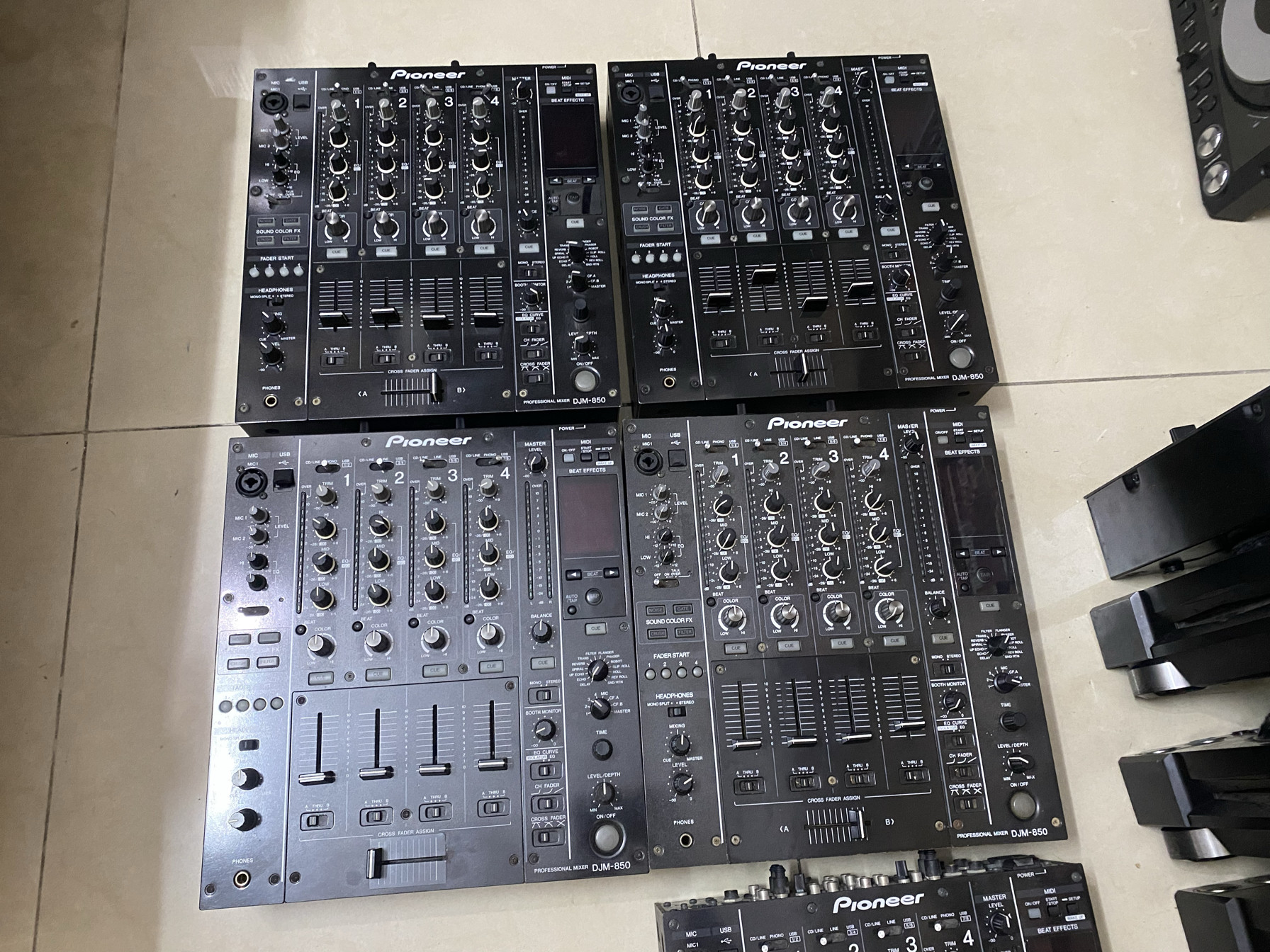 先锋 pioneer DJM850混音台 先锋850DJ混音器 打碟设备 保修3个月