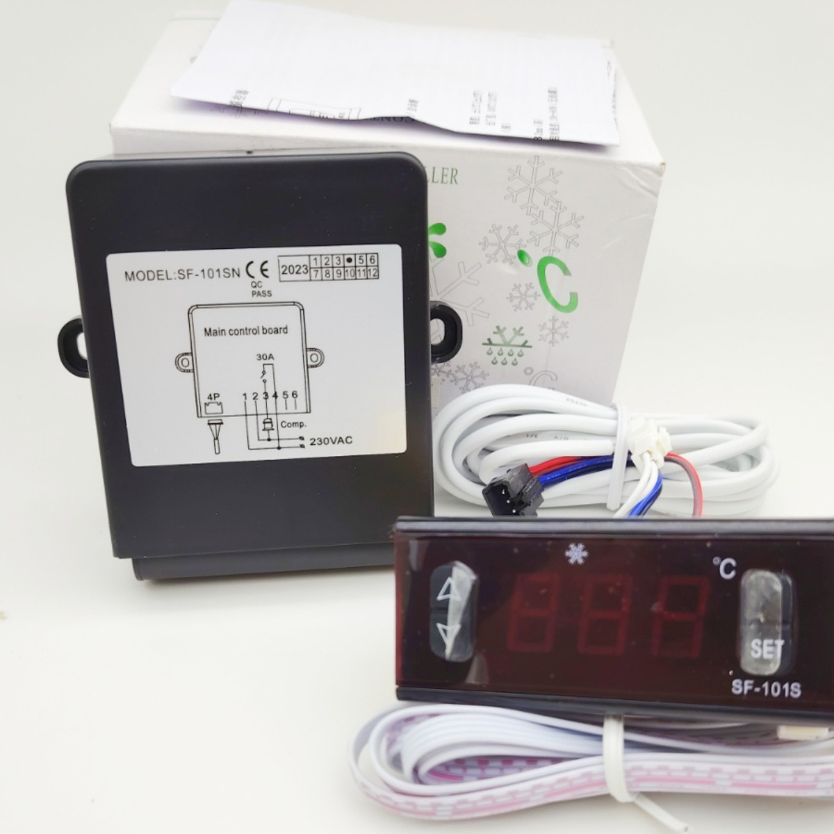SF-101SN雪柜数字显示温控器 冰箱温度调节仪冷柜控制仪SF-121SN