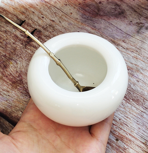 高端羊脂白玉文房四宝水盂水舀毛笔磨墨墨块盛水用品艺术送礼文具