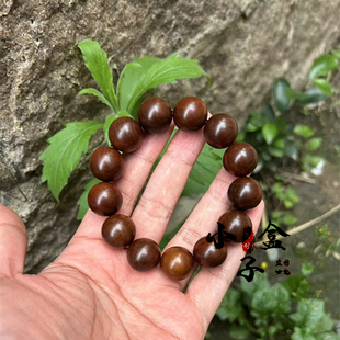 雷击枣木雷痕手串紫薇讳文玩佛珠雷劈雷焦散珠用品保平安念珠手持