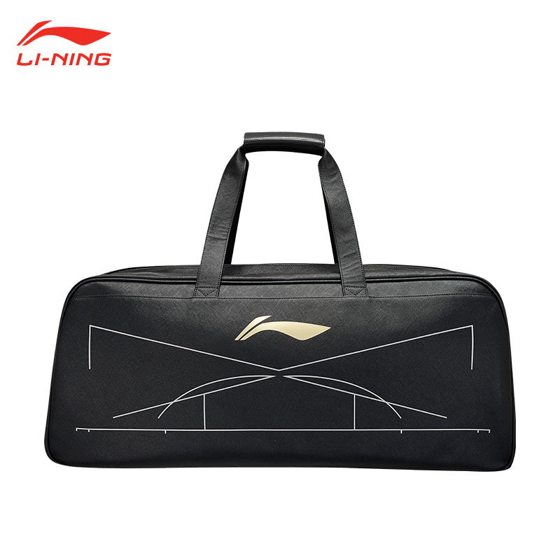 李宁（LI-NING）羽毛球包 时尚大容量羽毛球包6支装方包国家队系
