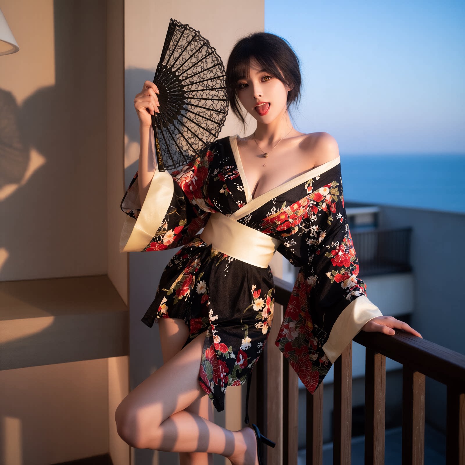 内衣和服战袍深V睡袍爆款cos浴袍