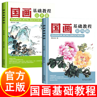 国画基础教程 花鸟篇+山水篇 诗情画意言志抒怀 认识国画掌握国画