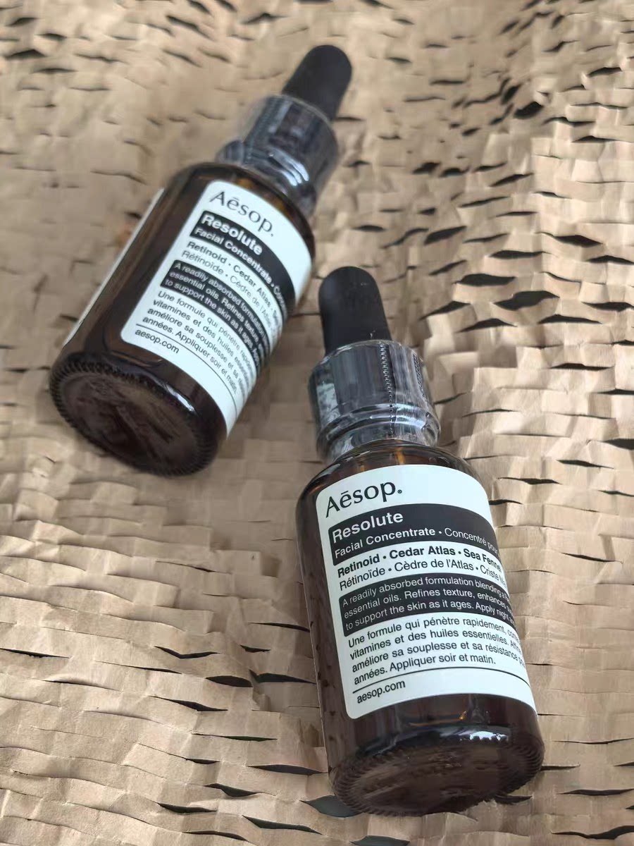 新品！Aesop伊索 A醇时韧焕新精粹油视黄醇面部精华精油 25ml