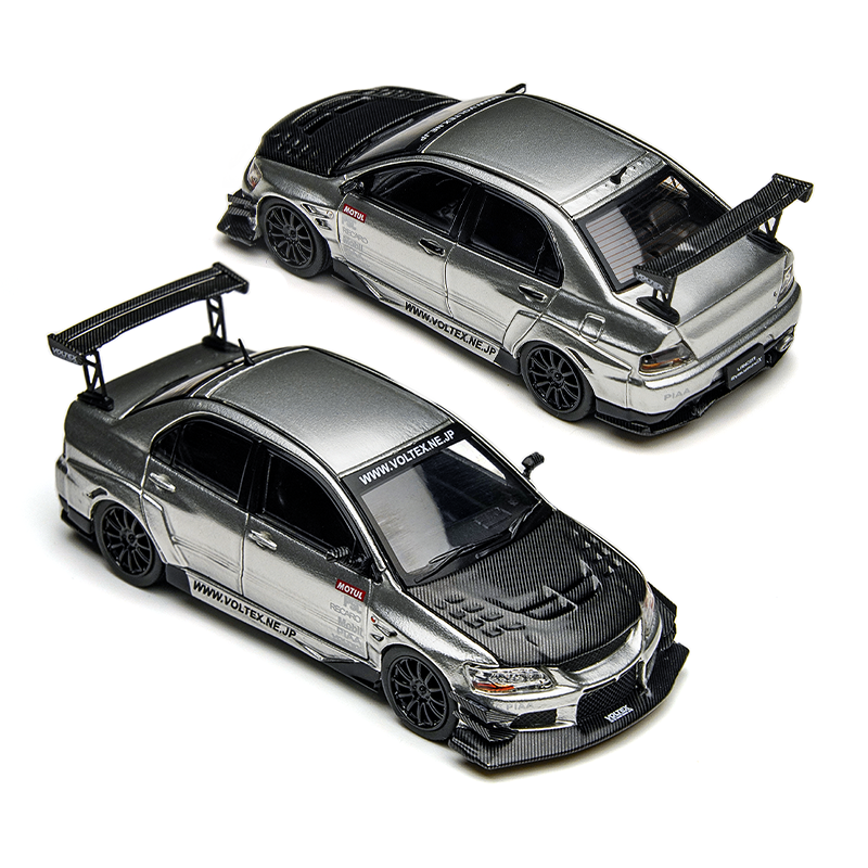 Time Micro 1:64 EVO 9 LANCER EVOLUTION 银色 开盖版 合金车模