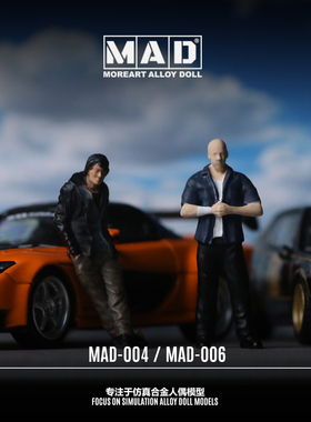 MAD1:64 速度与激情 微缩小人 人仔 合金人偶 DIY手办 摆件 收藏