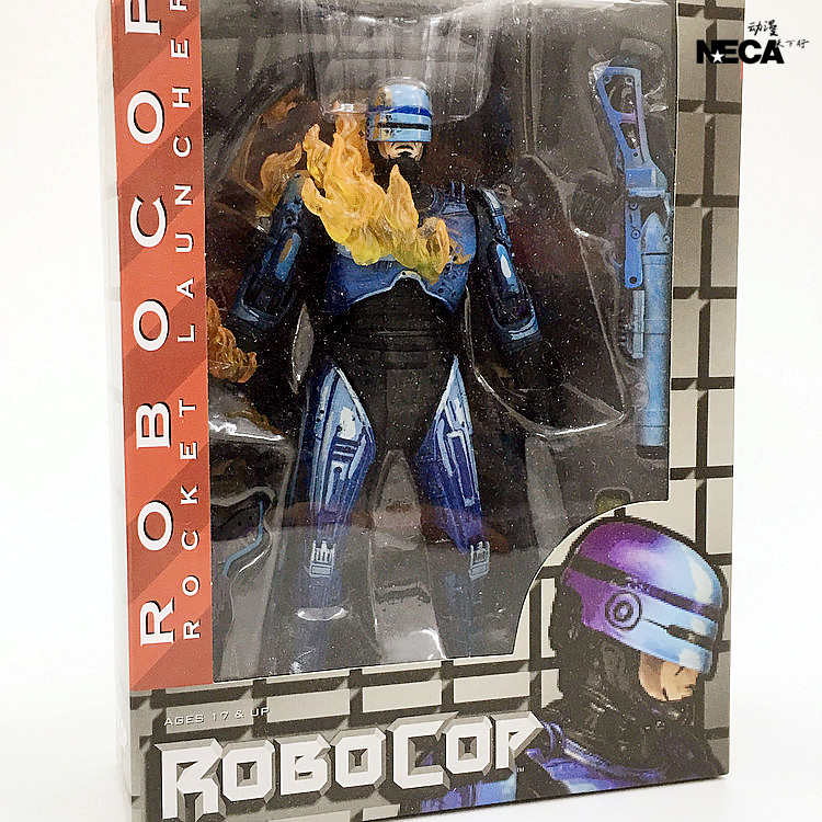 neca7寸机械机器战警铁甲威龙墨菲电影游戏关节可动人偶手办模型