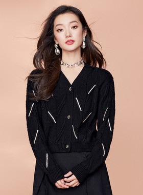 【限时直降】 伊华欧秀针织衫外套E35ZS0918