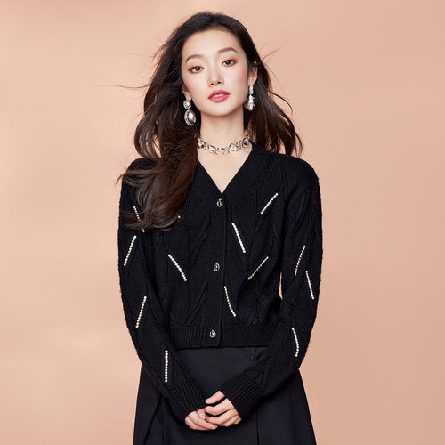 EVAOUXIU/伊华欧秀慵懒风绵羊毛