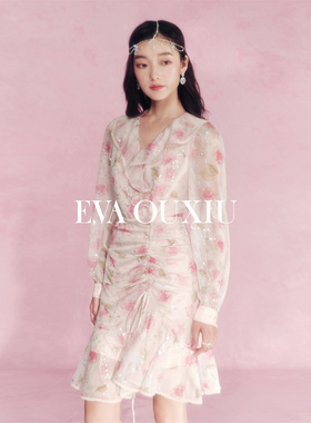 【限时直降】EVA OUXIU/伊华欧秀连衣裙 51WAQ5035