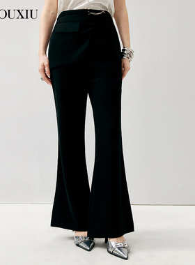 【限时直降】伊华欧秀休闲微喇裤E32AK0246