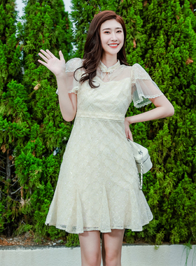 【限时直降】伊华欧秀新中式连衣裙42WAQ4469