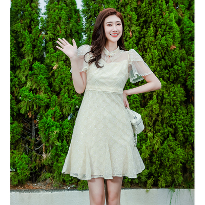 【限时直降】伊华欧秀新中式连衣裙42WAQ4469