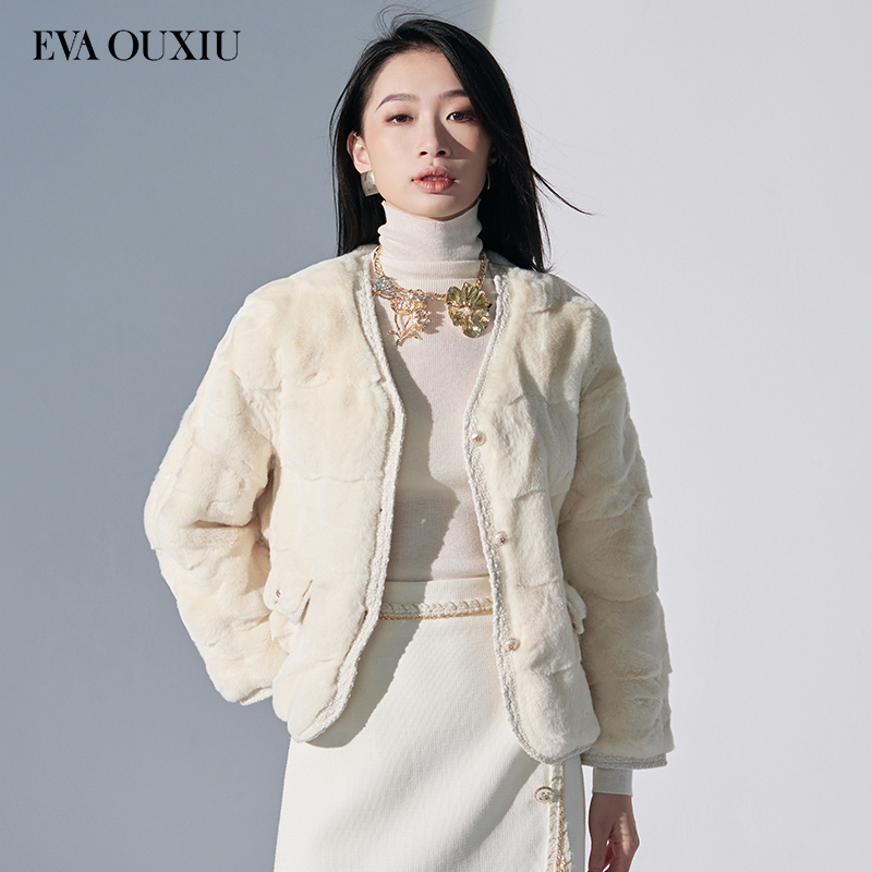 OUXIU/欧袖通勤风常规款其他材质