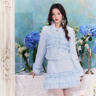 伊华欧秀小香风套装 OUXIU EVA 530TZ0029 限时直降