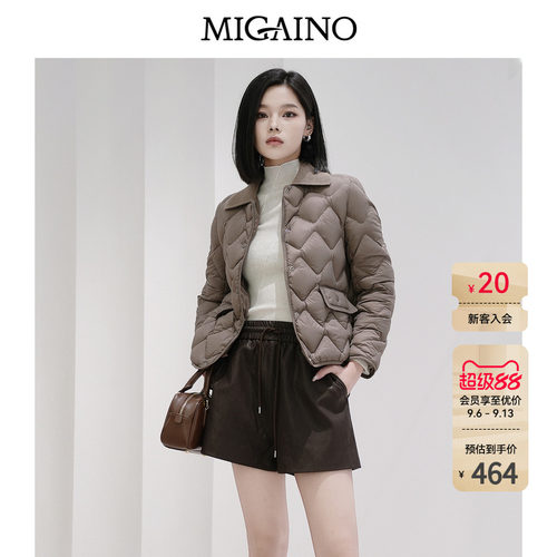 Migaino曼娅奴羽绒服外套