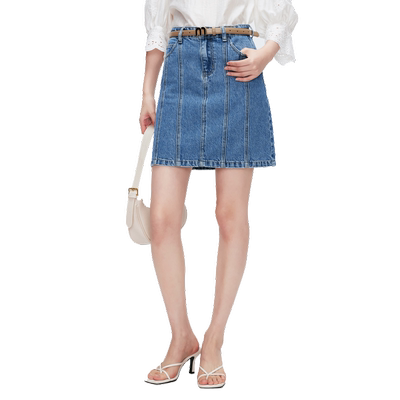 Migaino曼娅奴牛仔半身裙
