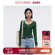 2025春季 新款 修身 Migaino曼娅奴女装 百搭打底长袖 T恤MP12RA017