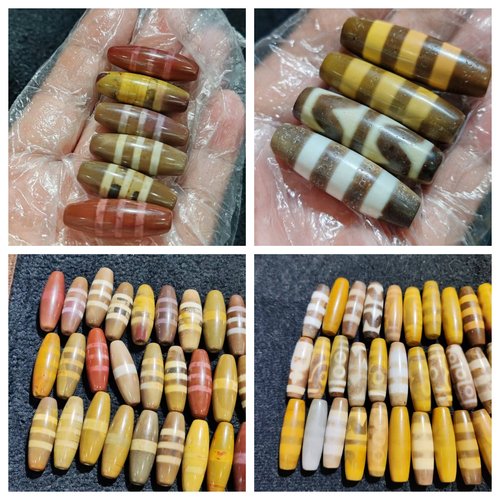 唐三彩象雄朱砂玛瑙雪域天珠线珠