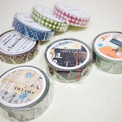 日本仓敷意匠波点水玉格纹胶带