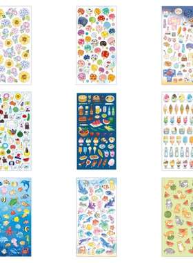 蘑菇屯 日本进口 Mind Wave夏季主题贴纸 夏天和风装饰贴纸