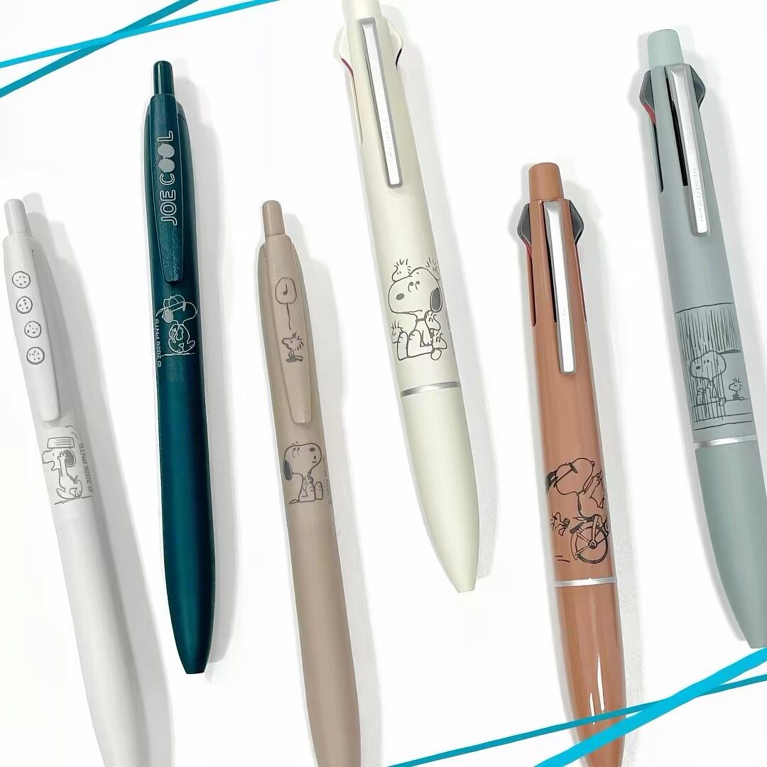 蘑菇屯  日本进口 UNI三菱日版jetstream lite史努比限定模块笔 - 实物图