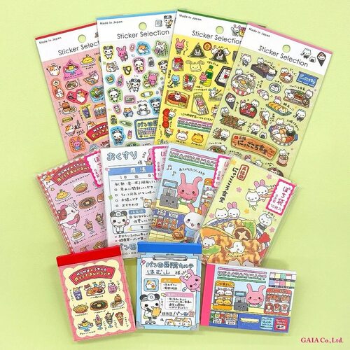 日本gaia平成古早复古贴纸便签本