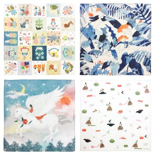 日本表现社春季设计师方巾手帕