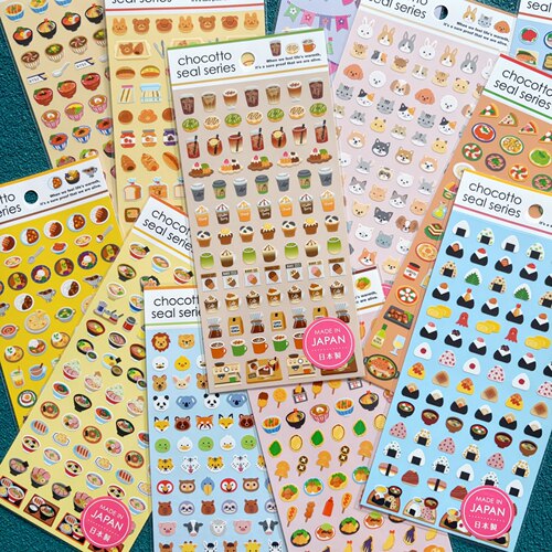 日本gaia生活素材贴纸咖啡面包