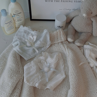 桃蜜糖丨奶fufu 可爱兔兔 蕾丝内内