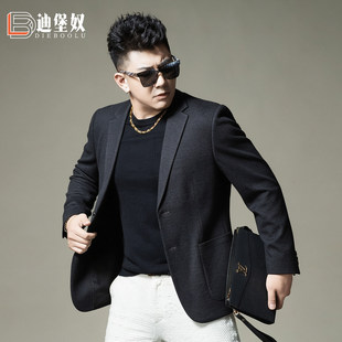 老钱风商务休闲西服男单西秋季时尚潮流正装两粒扣高级感西装外套