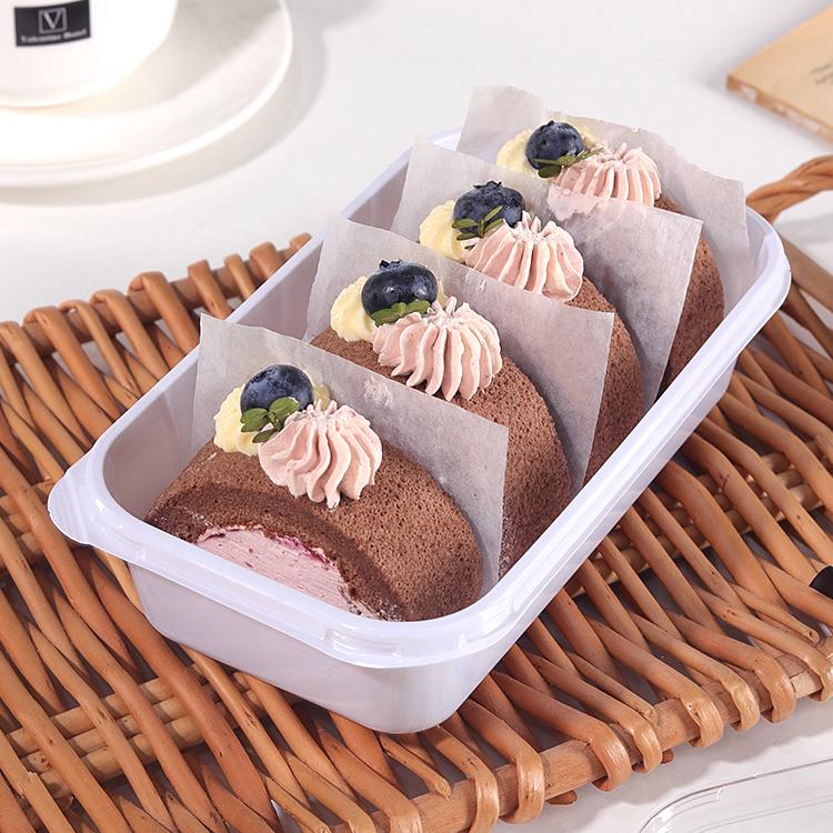 烘焙蛋糕卷切件点心包装盒