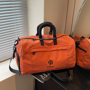大容量短途旅行袋女软手提轻便时尚行李包干湿分离健身包男登机包