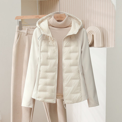 轻薄羽绒服女瑜伽内胆冬季外套