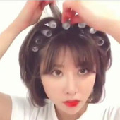 不伤发发根蓬松卷头顶蓬松发卷小自粘卷发器懒人神器卷发筒夹短发