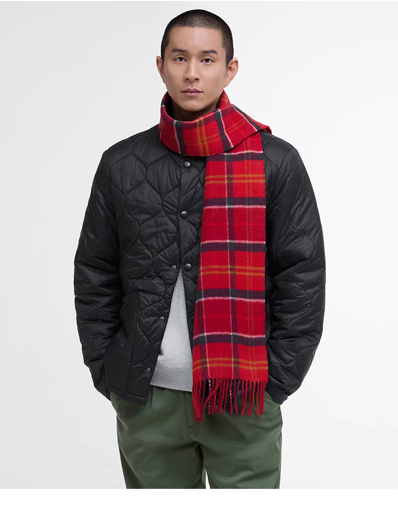 上海现货顺丰空运包邮Barbour CNY Solar新年男女款蛇年羊毛围巾