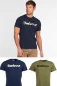 清仓现货Barbour 纯棉上衣 shirt运动休闲字母圆领T恤短袖 logo