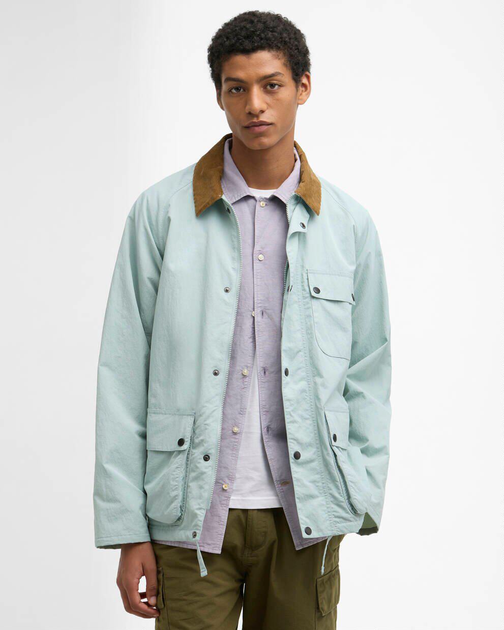新品Barbour Modified Solway男女无蜡bedale外套防水夹克msp0173图片