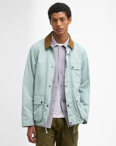 新品Barbour Modified Solway男女同款无蜡外套防水夹克msp0173