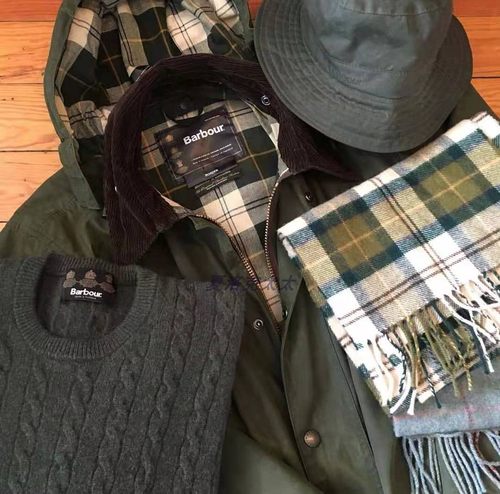 上海现货Barbour羊绒羊毛围巾经典绿草绿英国苏格兰围巾圣诞礼物