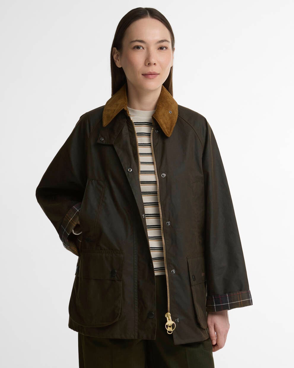现货barbour women bedale女士油蜡涂蜡外套风衣LWX1411图片