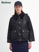 上海现货英国Barbour Reighton Wax女士油蜡涂蜡钓鱼夹克LWX1397