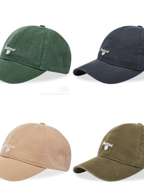 刘雯同款上海现货Barbour复古时尚户外运动软顶棒球帽鸭舌帽男女