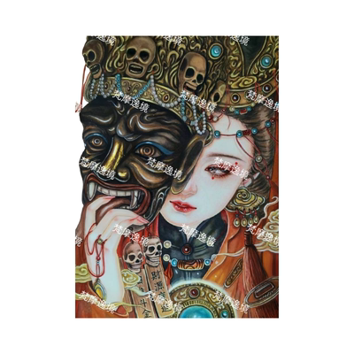 唐卡线稿DIY前生今世唐卡西藏唐卡纯手绘唐卡描金佛像白描线稿